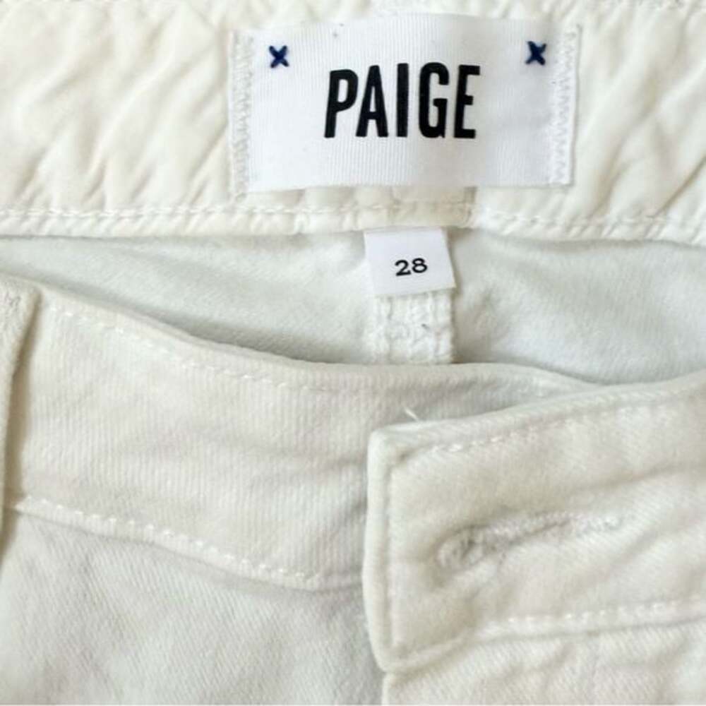 Paige White Denim Jeans Size 6 - Picture 3 of 3